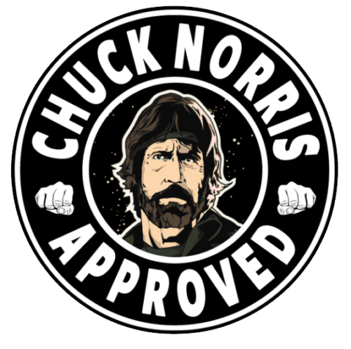 Selo de qualidade Chuck Norris